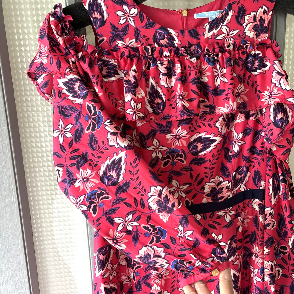 NWT Draper James Francie Floral Dress Cottagecore Resort Wear Preppy | 10 - Picture 3 of 14